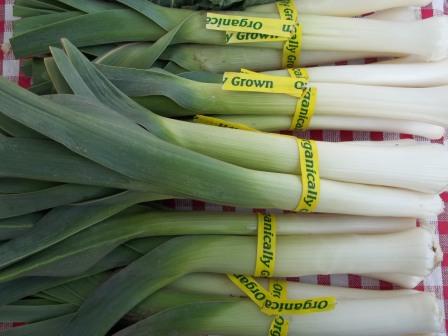 Organic leeks