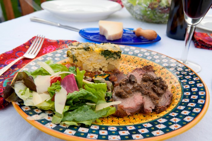 Dinner Time: check out that mushroom sauce!