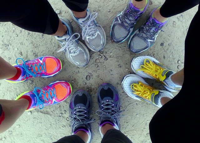These shoes were made for running.